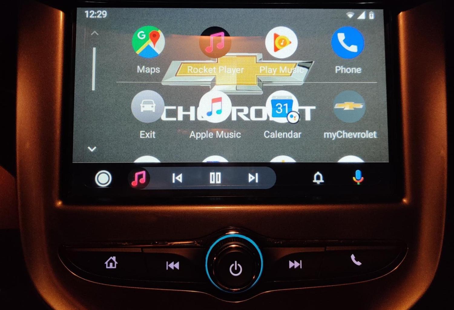 android auto wallpaper in car