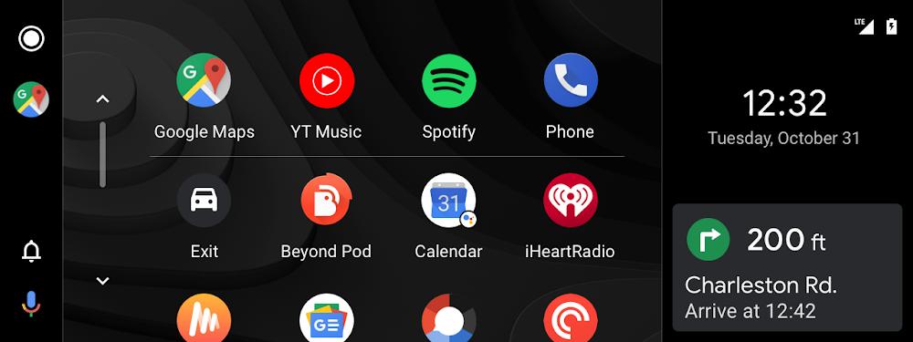 android auto wide screen