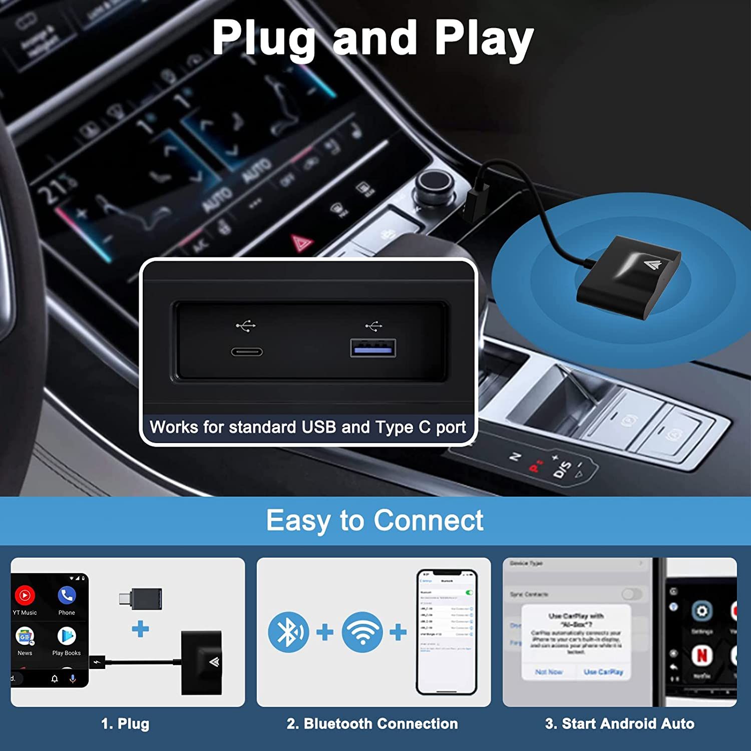 android auto wireless adapter 2
