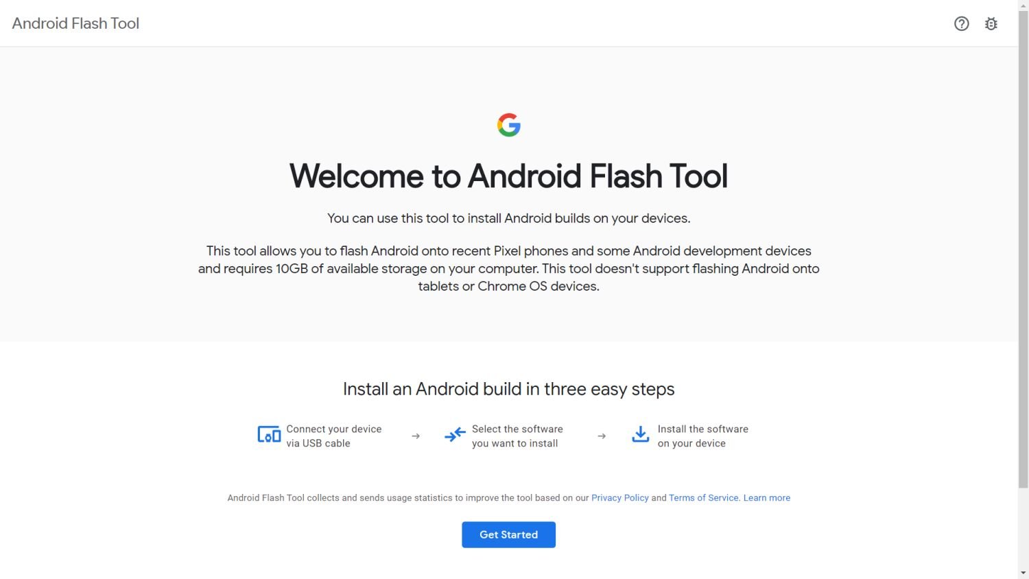 android flash tool