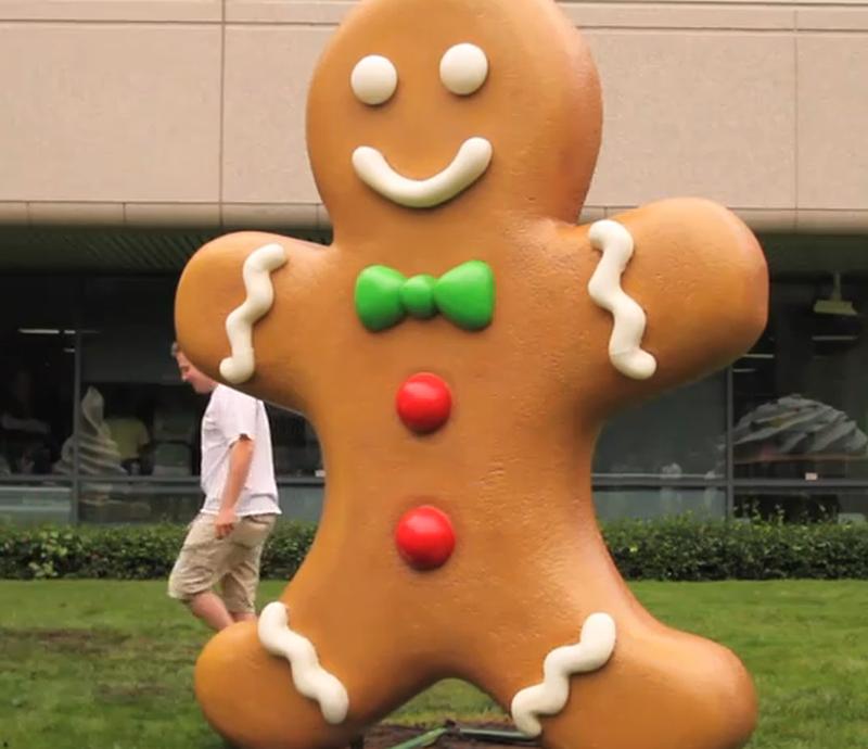 android gingerbread figure