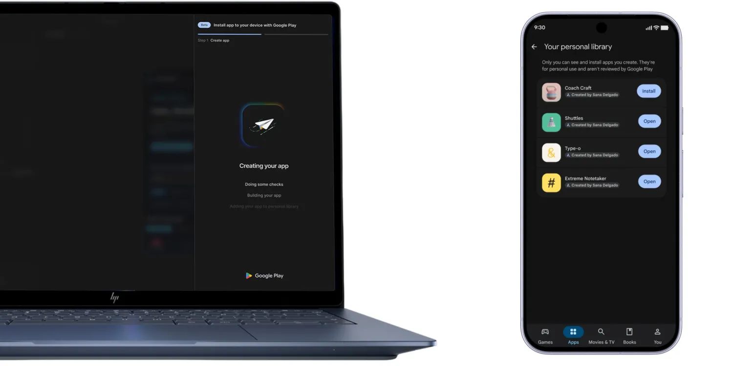android google play ki personal library