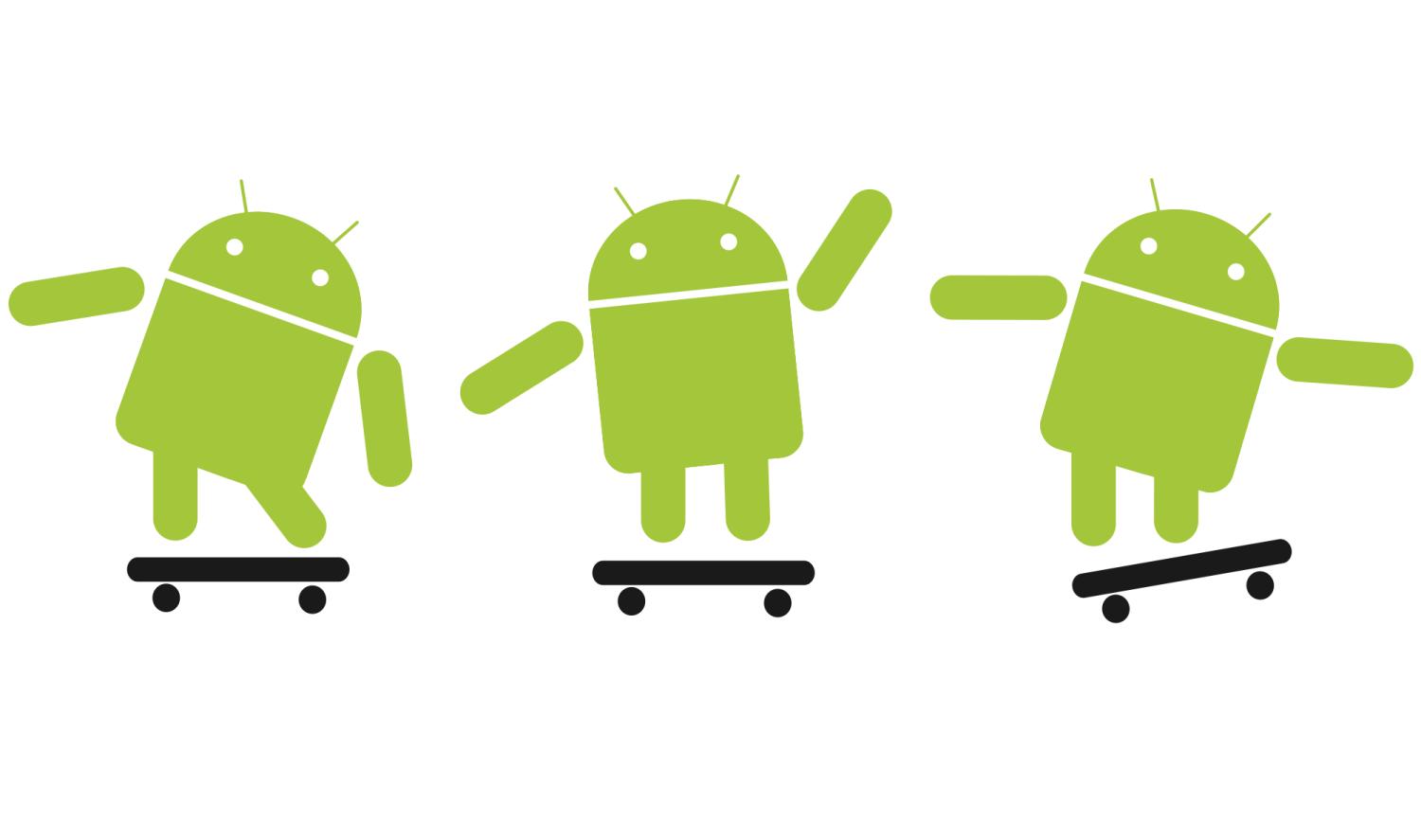 android logo skateboard