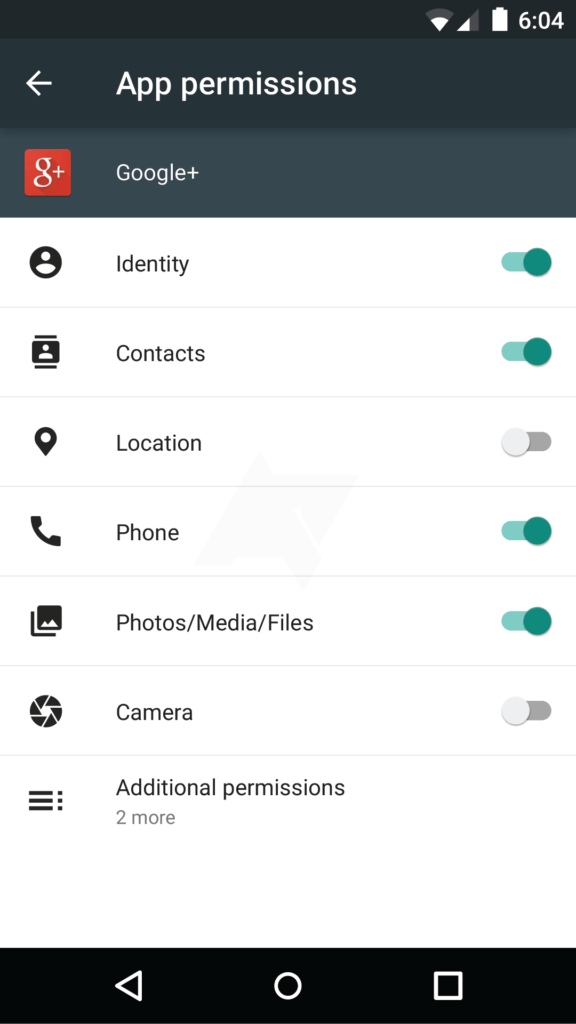 android m permissions