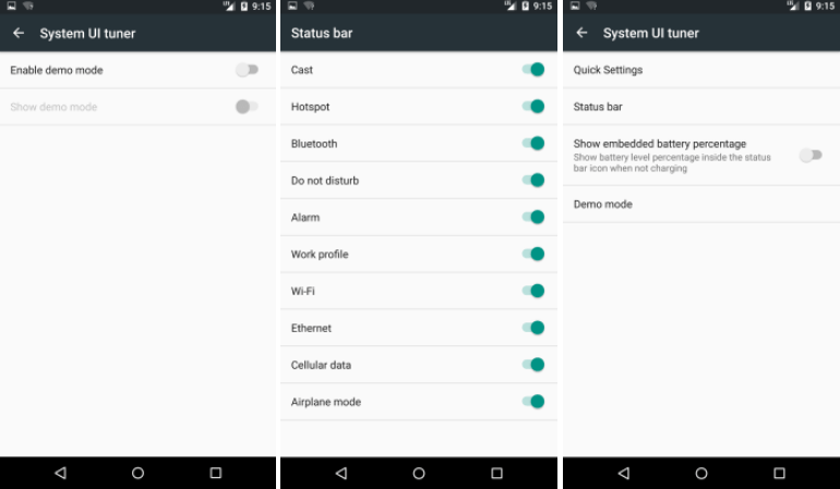 android m ui tuner