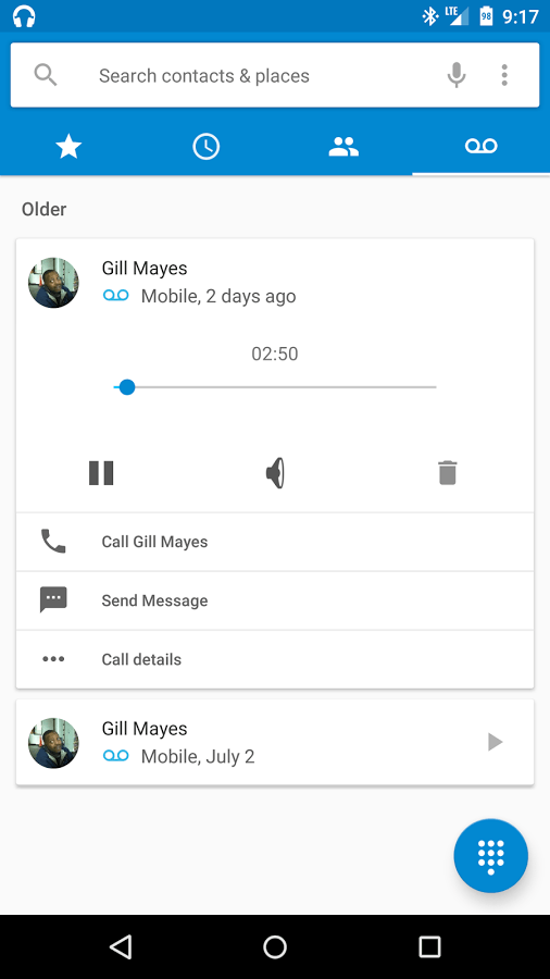 android m voicemail