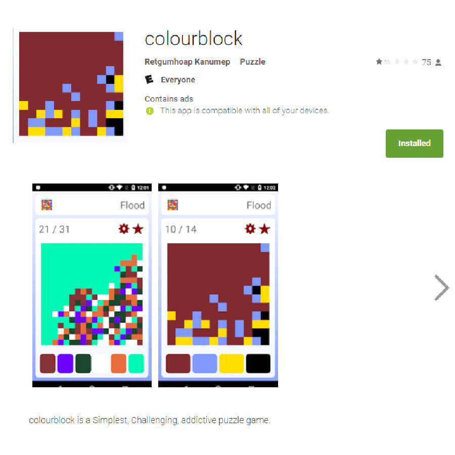 android malware colourblock