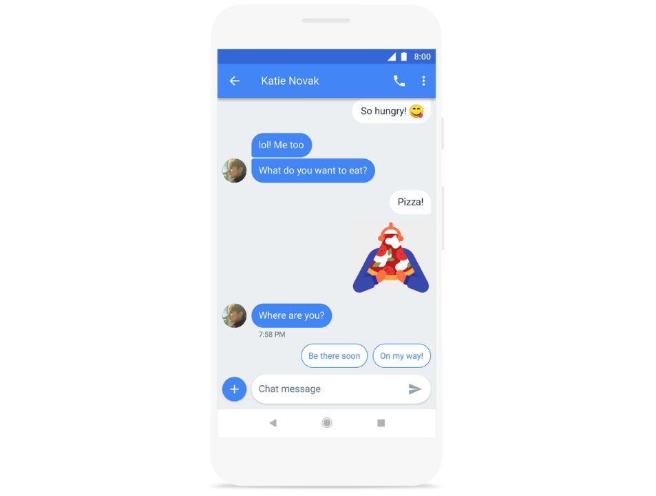android messages smart reply