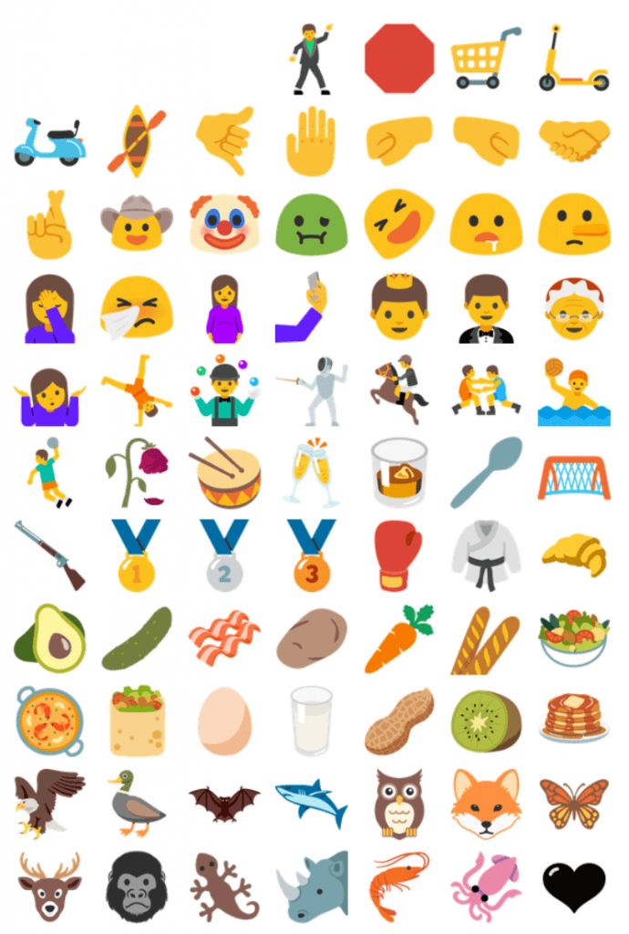 Android Nougat Emojis
