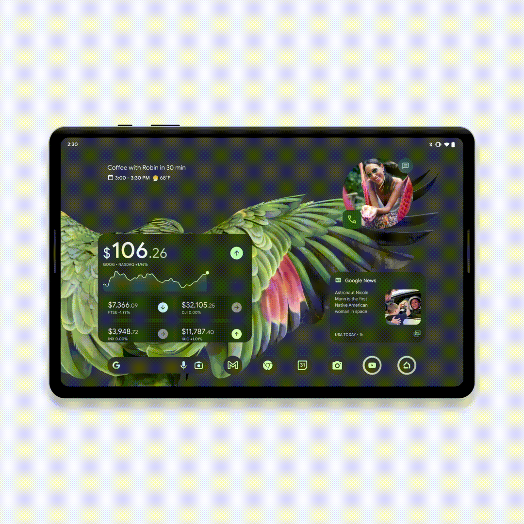 android neue widgets