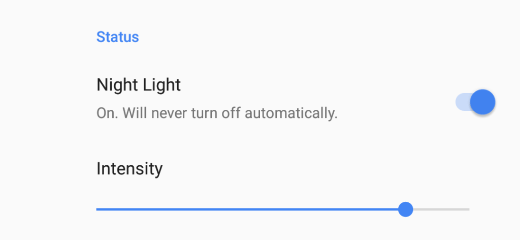 android o night light