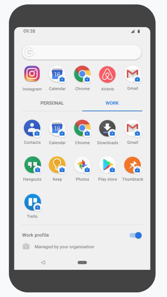 android p app drawer
