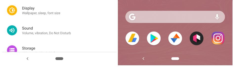 android p back button