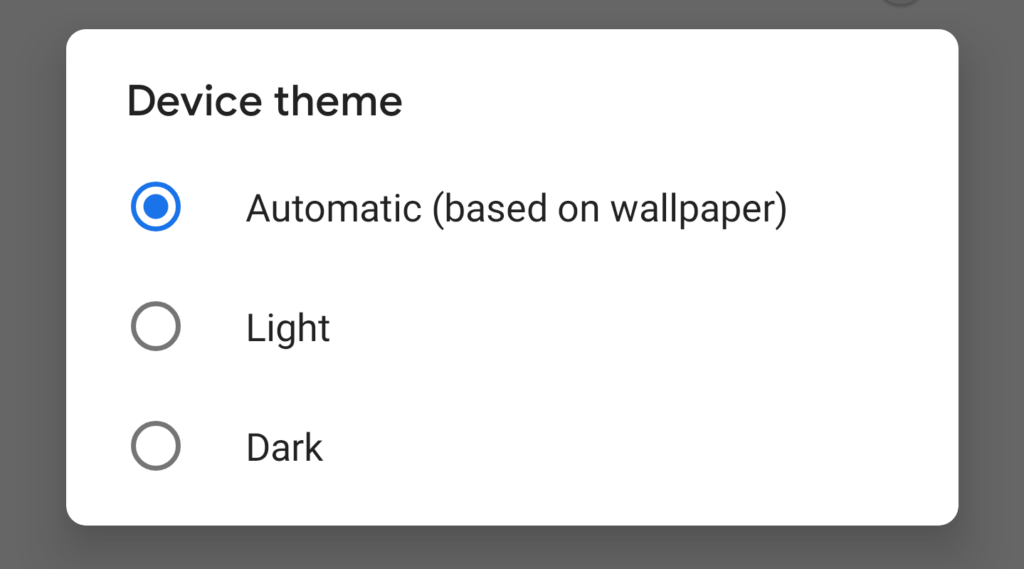 android p device theme