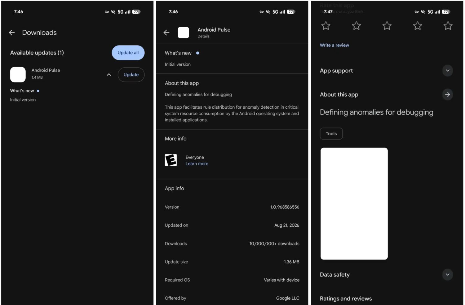 android pulse app