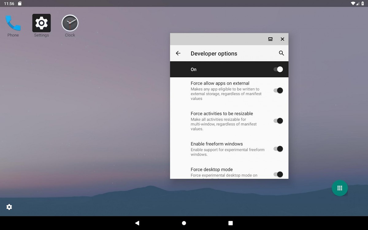android q desktop 4