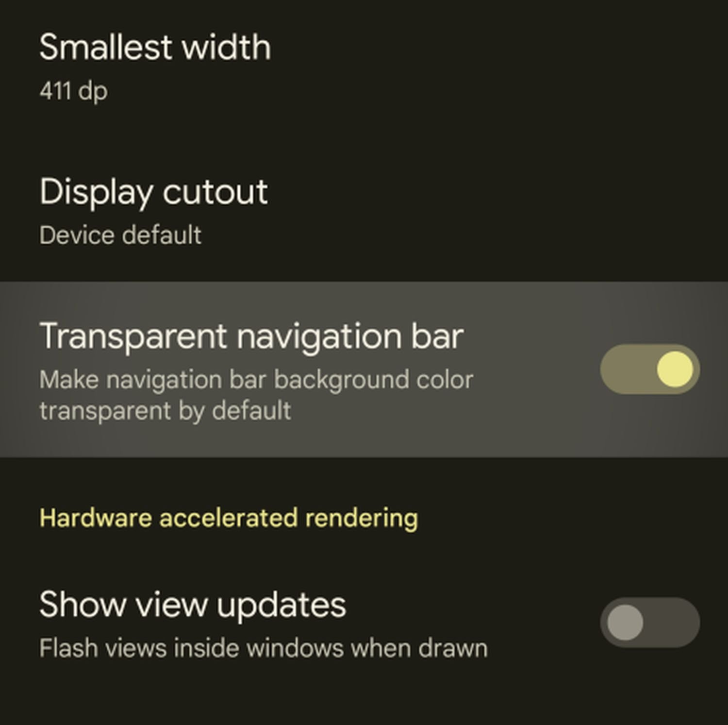 android transparente navigationsleiste