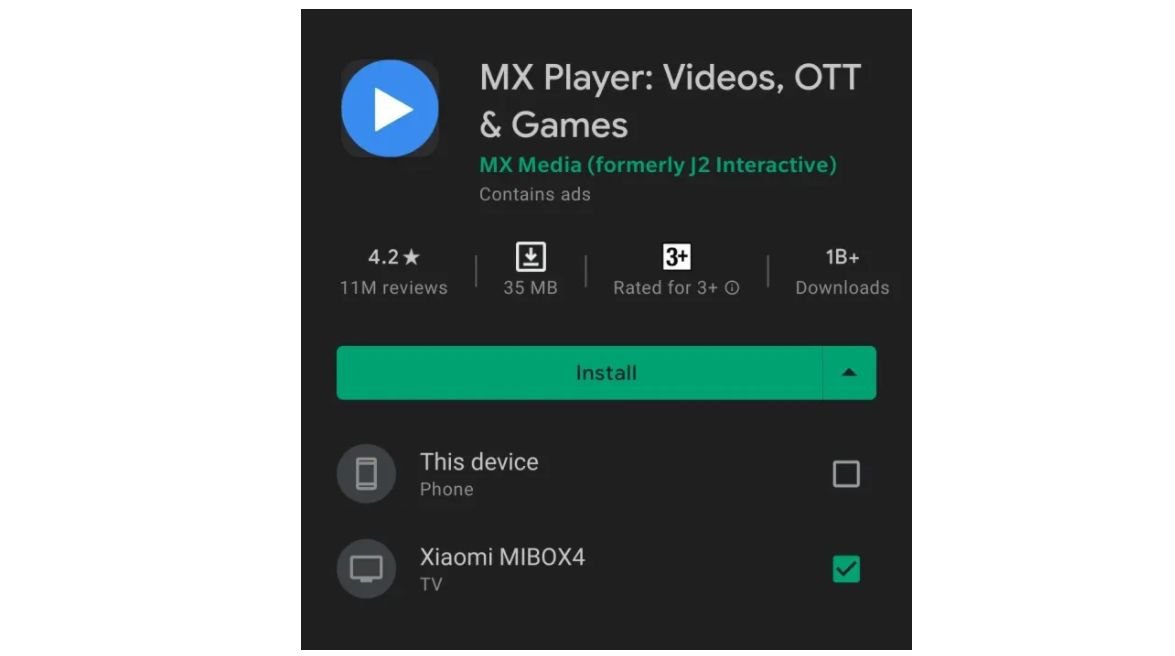 android tv play store installation