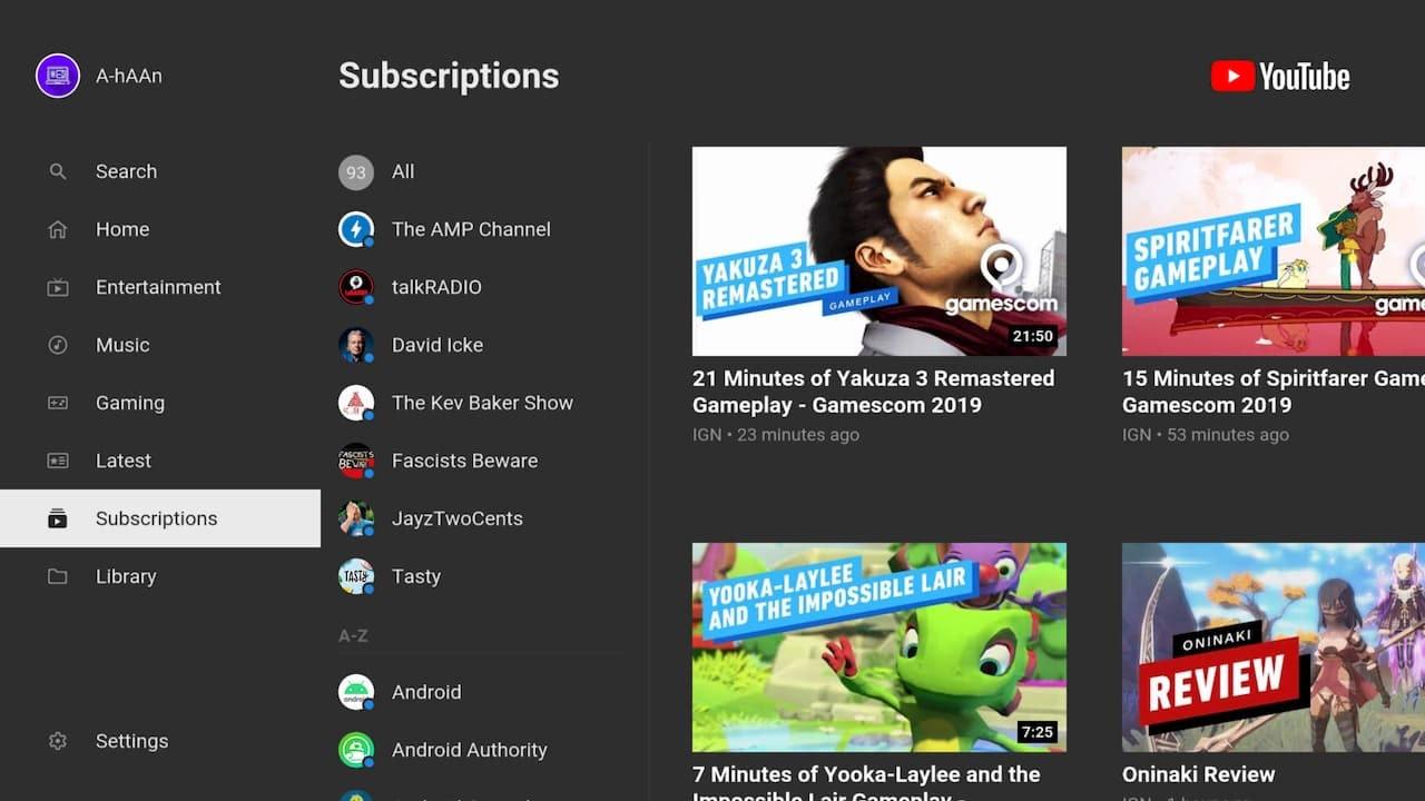 android tv youtube new 1