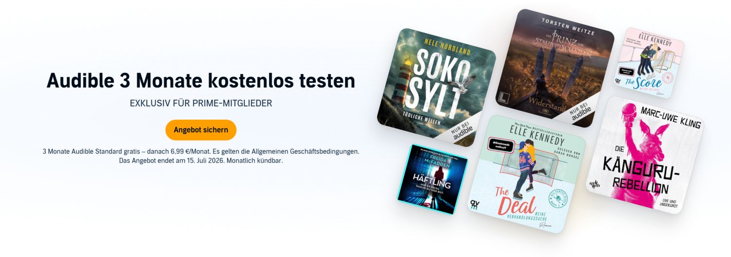 audible drei monate kostenlos juni 2026