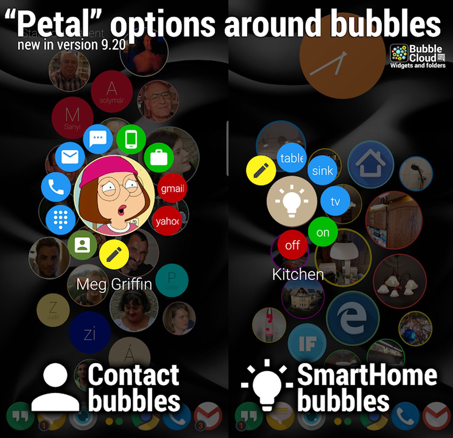 bubble cloud widget screenshot 3