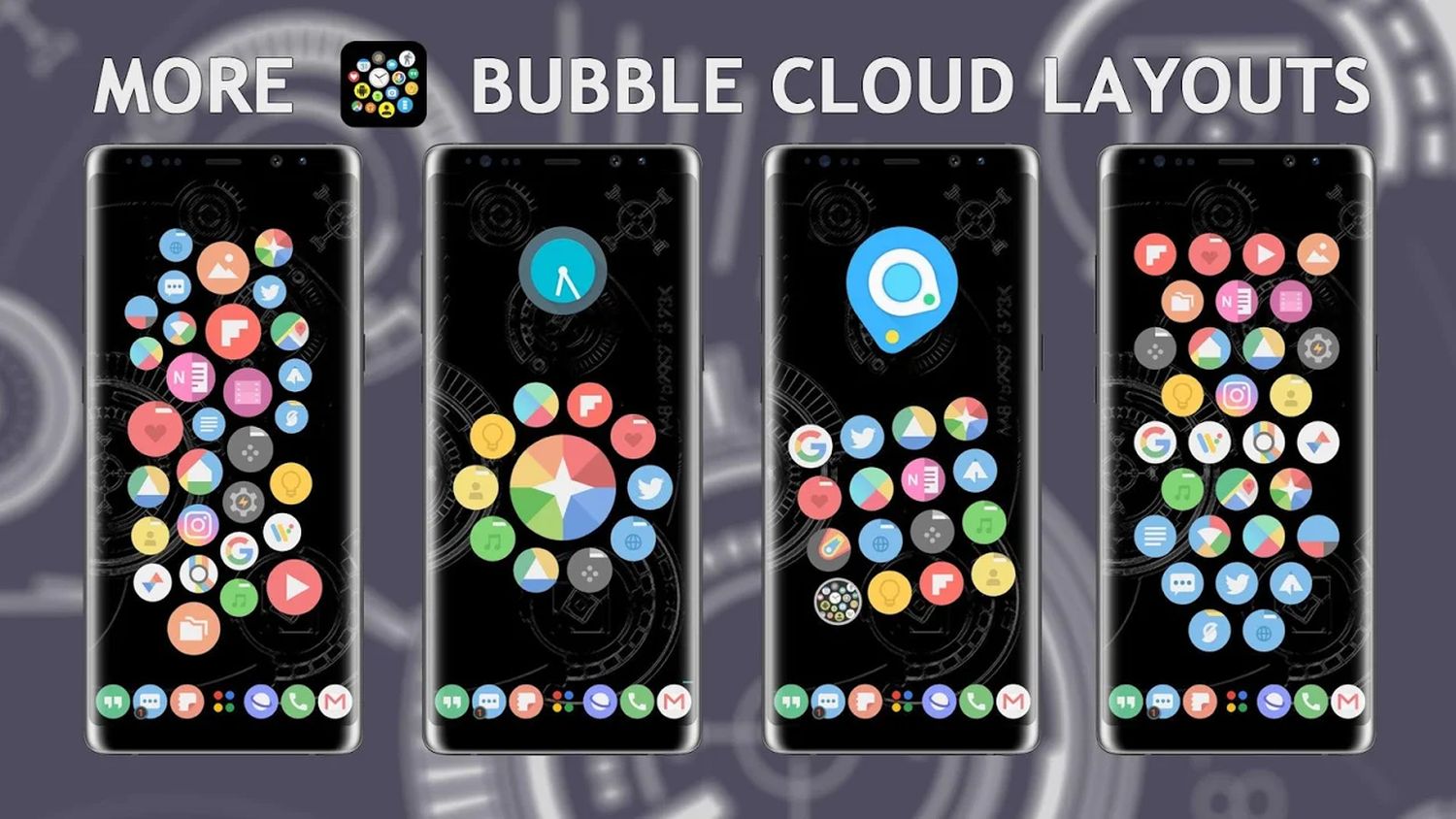 bubble cloud widget screenshot cover