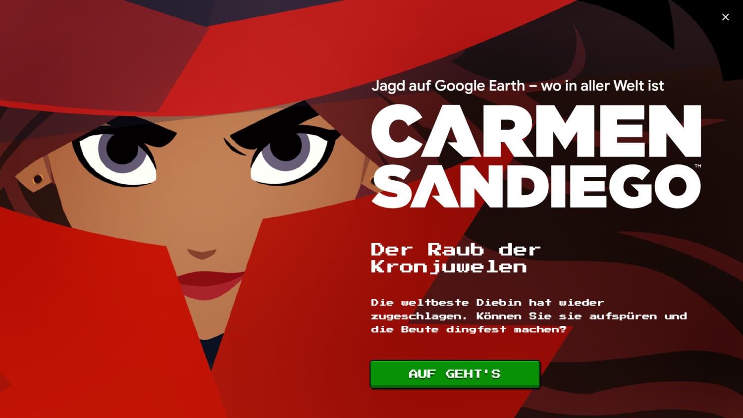 carmen sandiego google earth