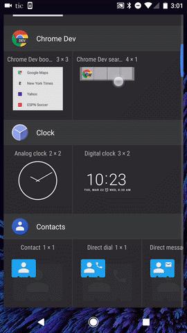 chrome for android 60 search