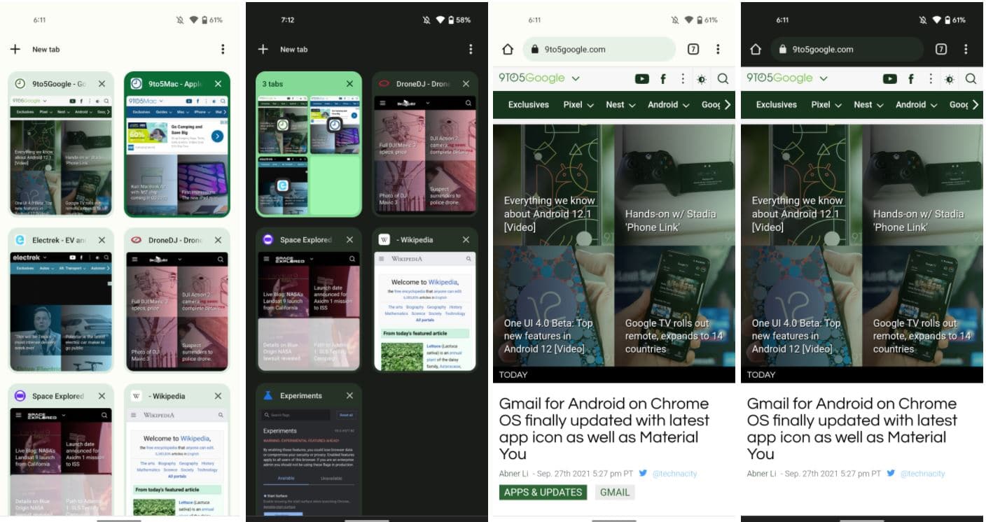 chrome for android material you