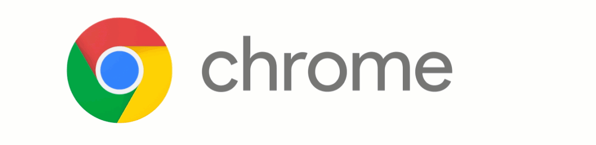 chrome logo animation