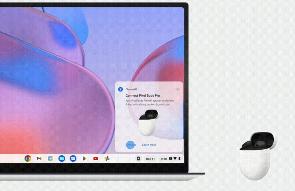 Google Chrome OS Fast Pair kommt auf Chromebooks BluetoothKopfhörer