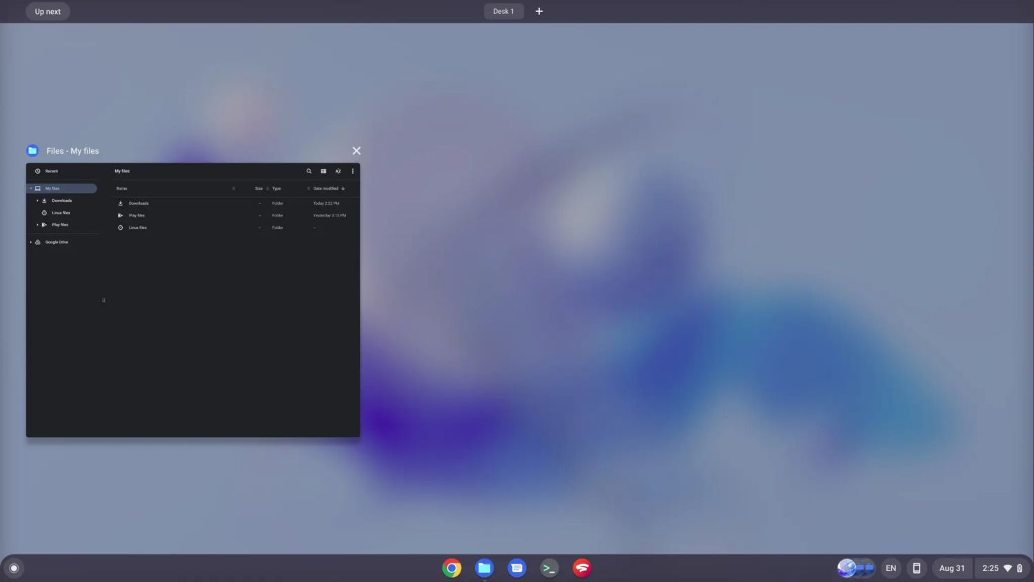 chromeos welcome screen glancables 2
