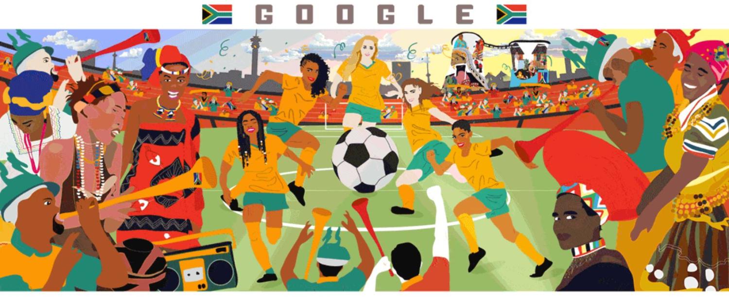 doodle fussball weltmeisterschaft der frauen 2019 südafrika