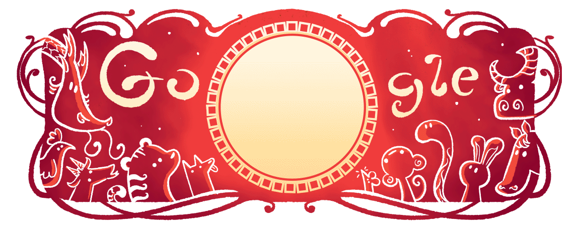 doodle mond-neujahr frühlingsfest 2019