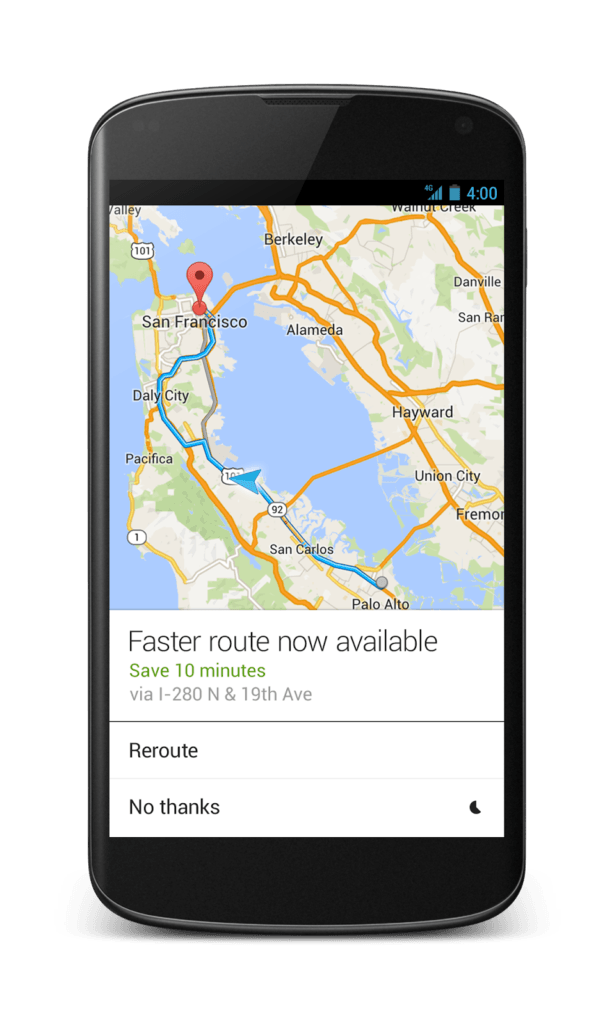 Google Maps 7.0 Route