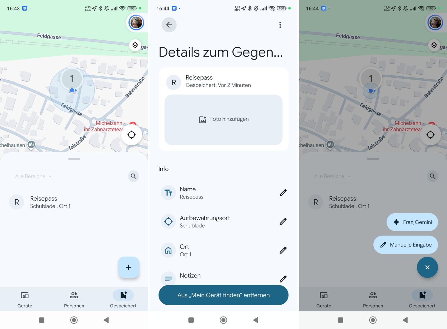 find hub gegenstände finden