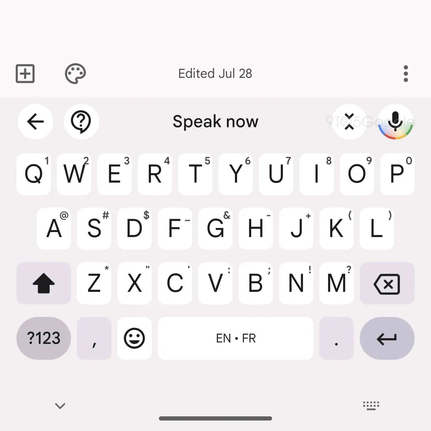 gboard voice typing