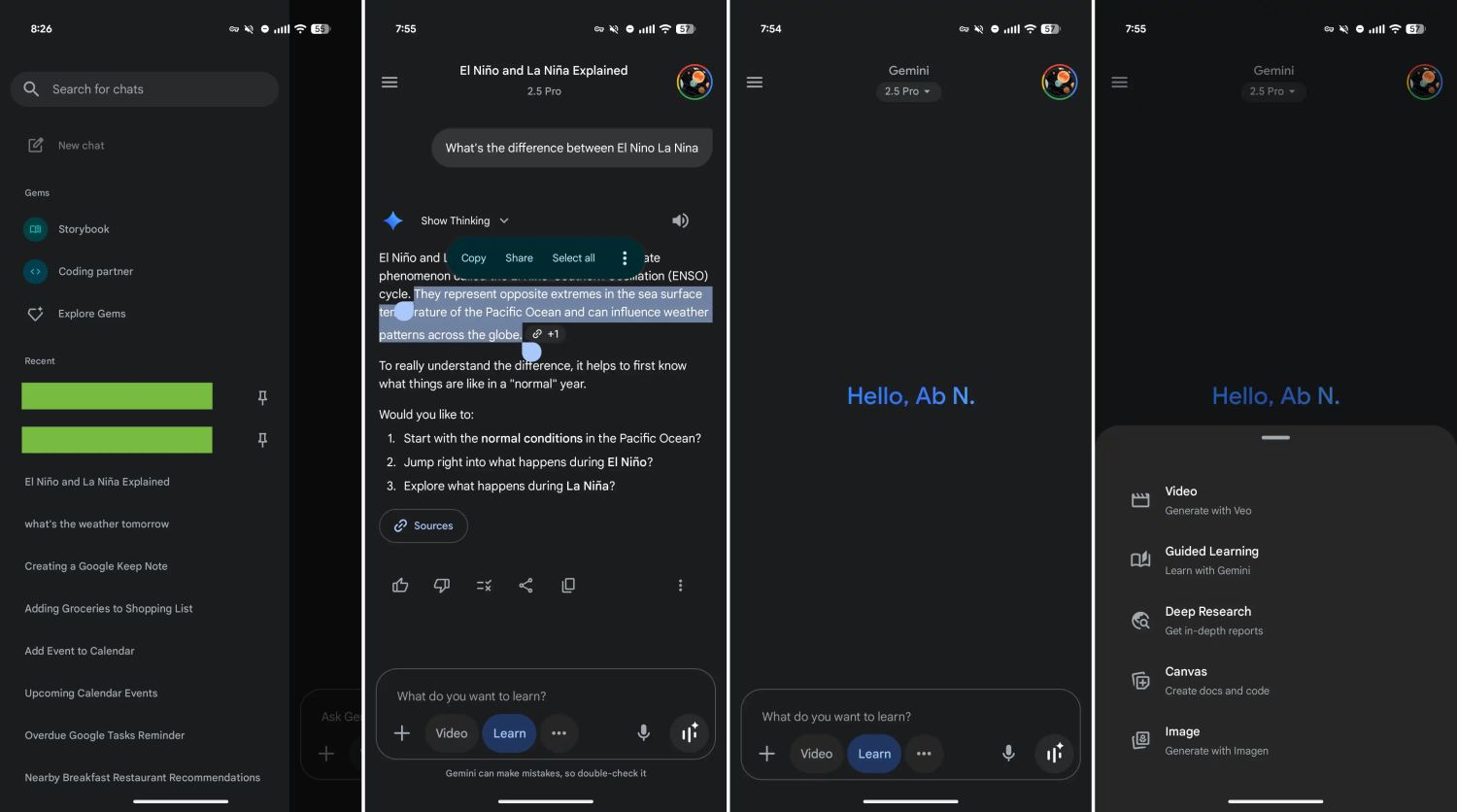 gemini android app new august 2025