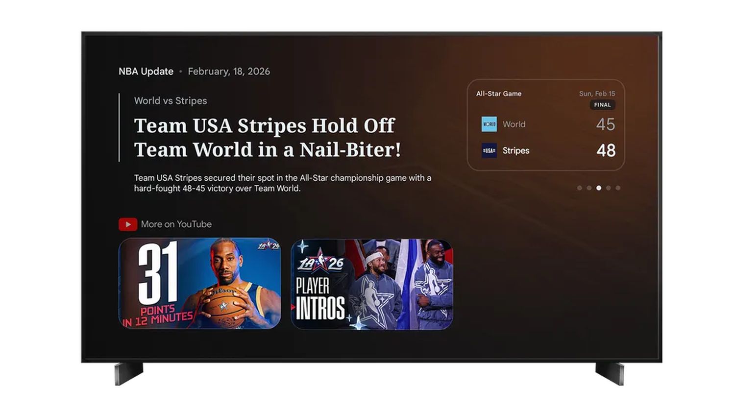 gemini google tv sport 2