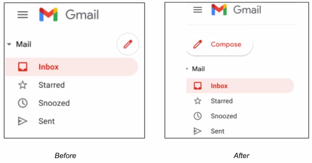 gmail new button