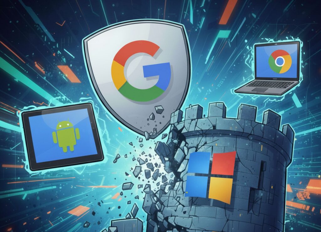 google android chromeos vs windows