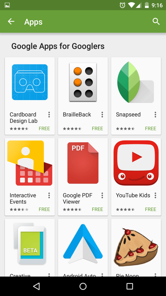 google apps for googlers