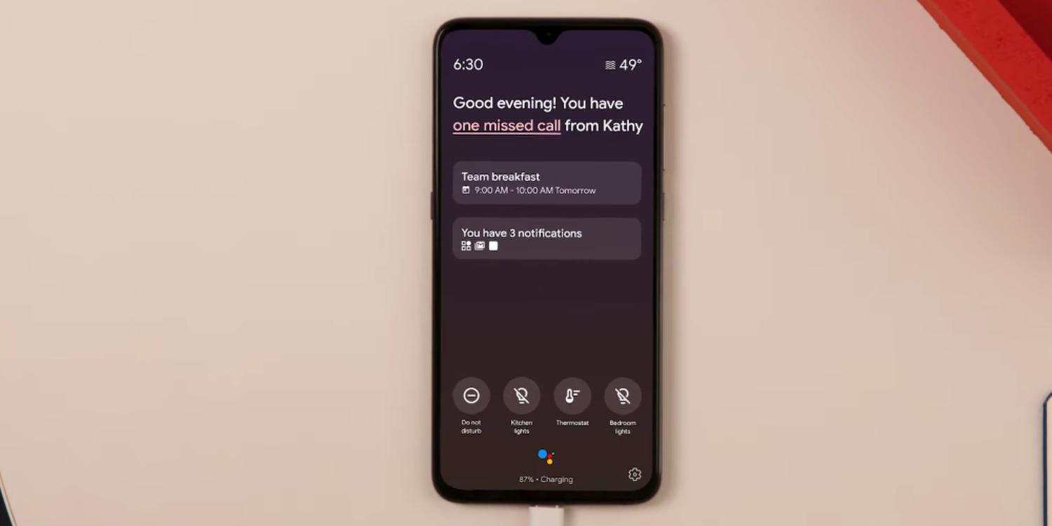 google assistant ambient mode smartphone 3