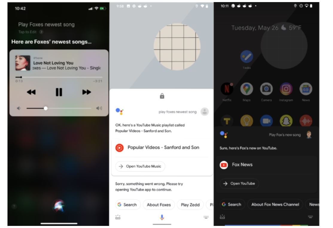 google assistant music play newest song