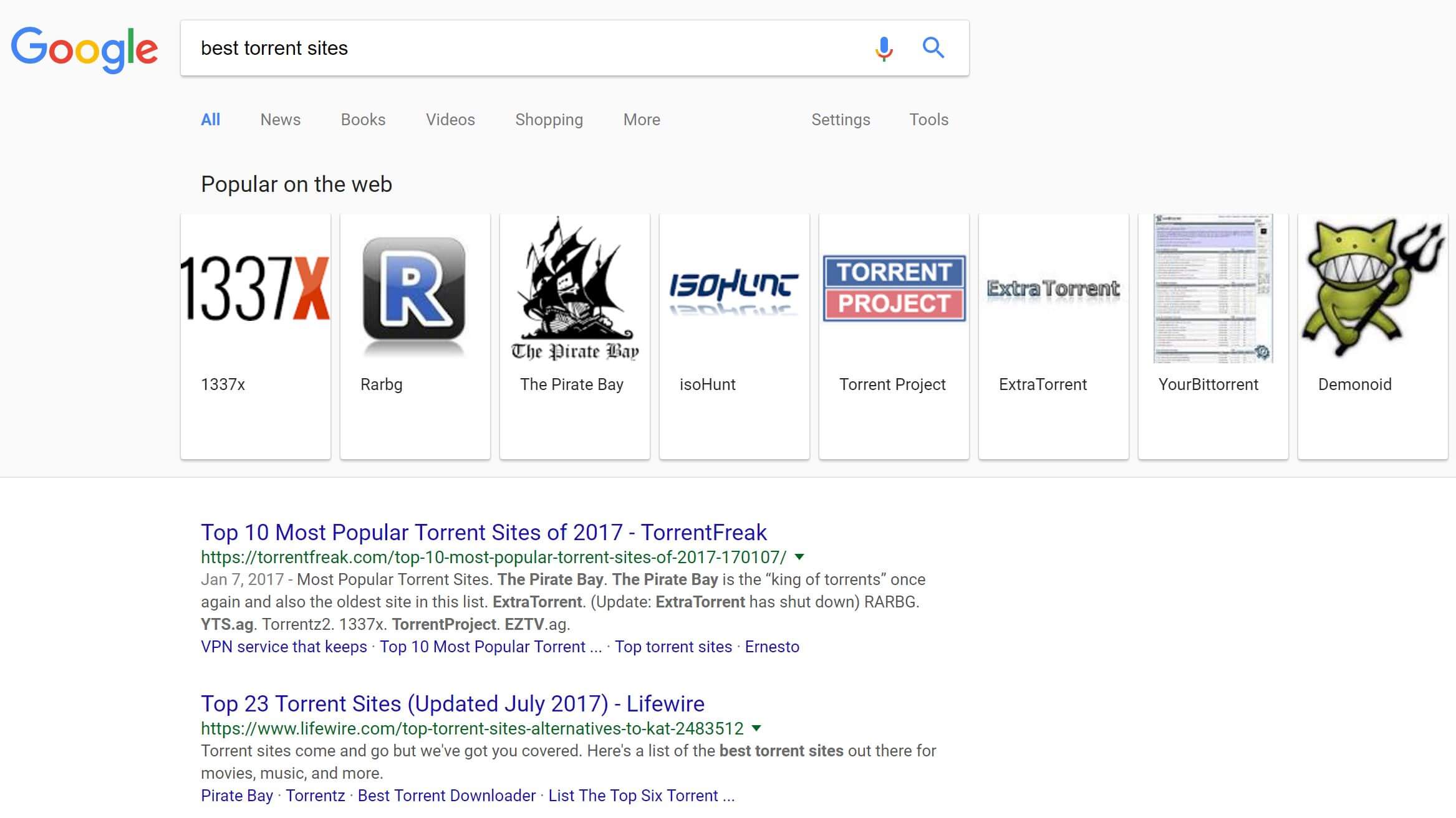 google best torrent sites