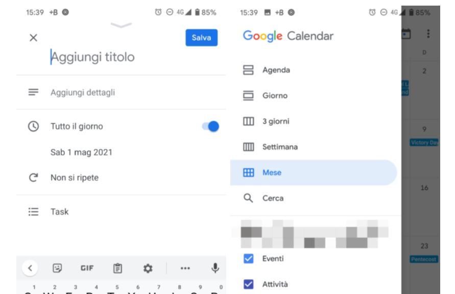 google calendar tasks
