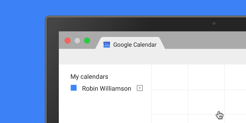 google calendar trash