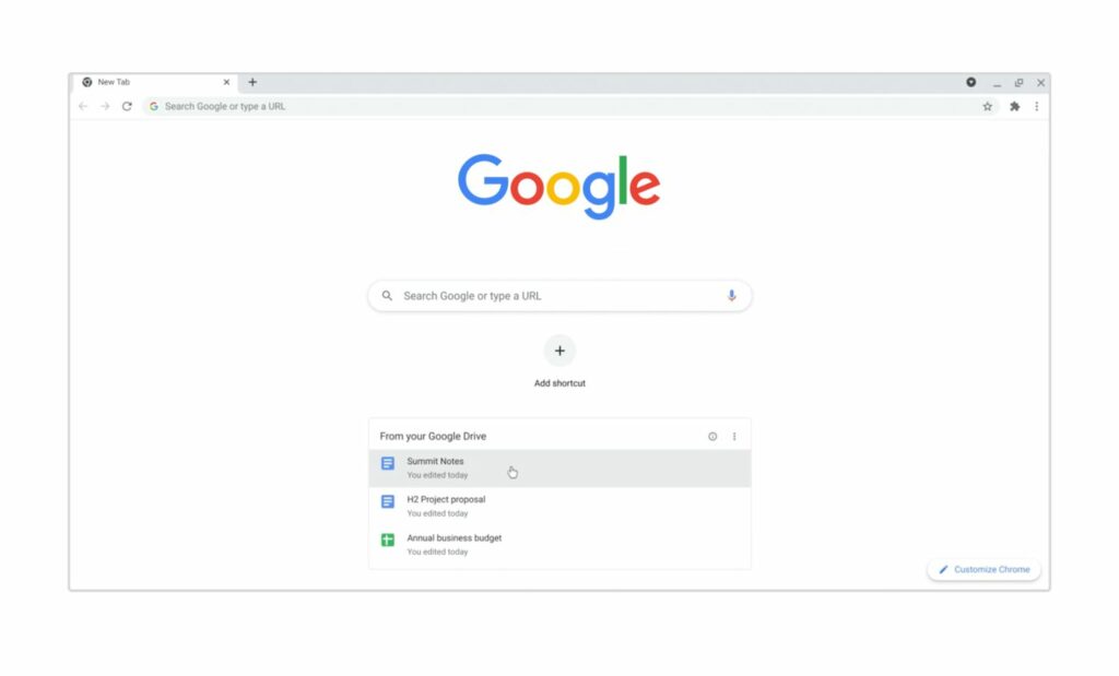 Google Chrome 93 ist da Neue Elemente für die Neuer TabSeite, Verbesserungen bei den