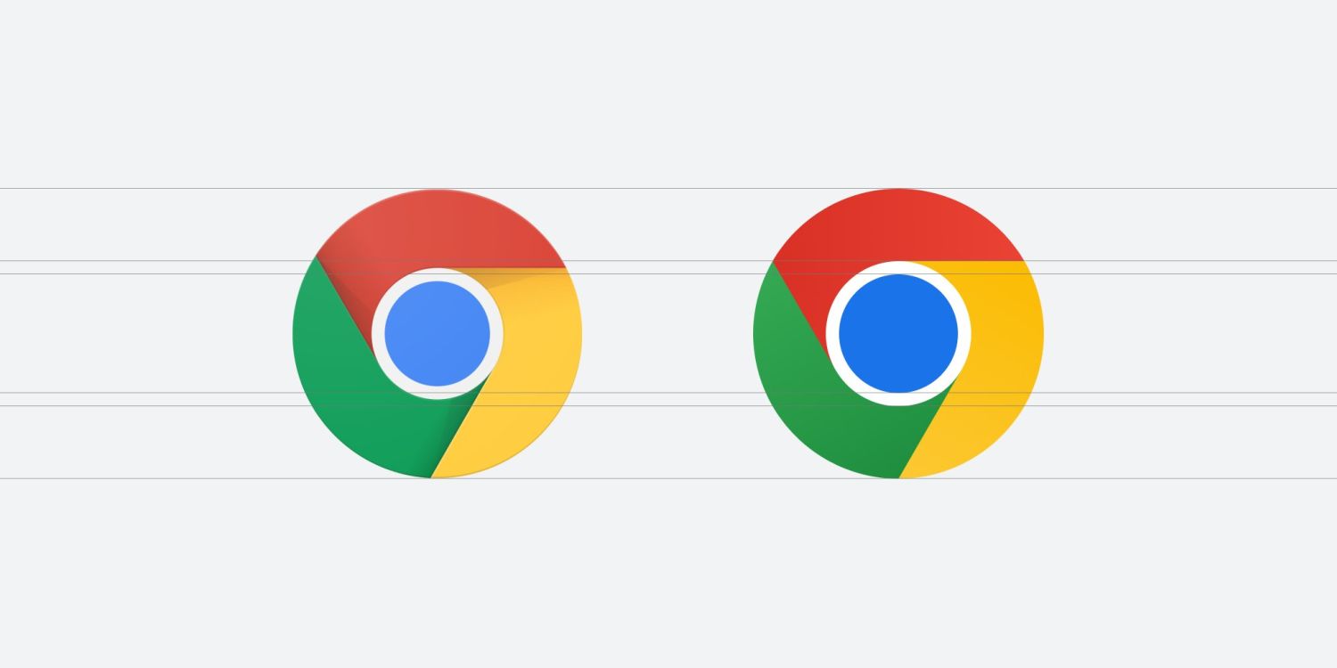 google chrome logo detail