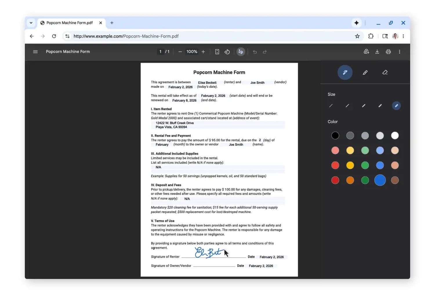 google chrome pdf annotations